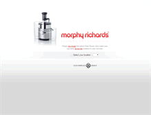 Tablet Screenshot of morphyrichards.com